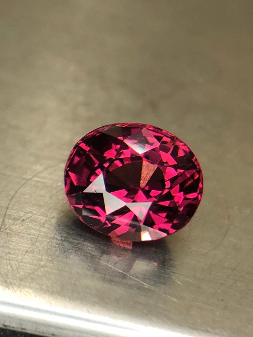 Malaya Garnet  2.6 carats in Classic Oval Cut from Madgascar — view 9